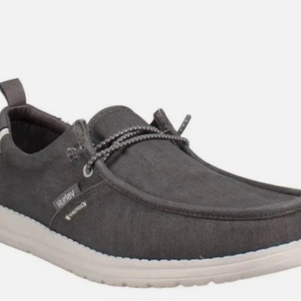Hurley Men's Charcoal Slip-On Loafers SIZE 13